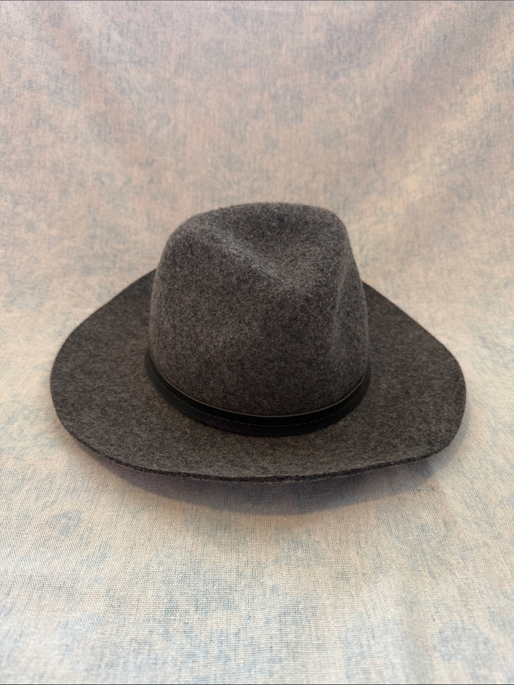 Ecoté Wool Fedora Gray Charcoal